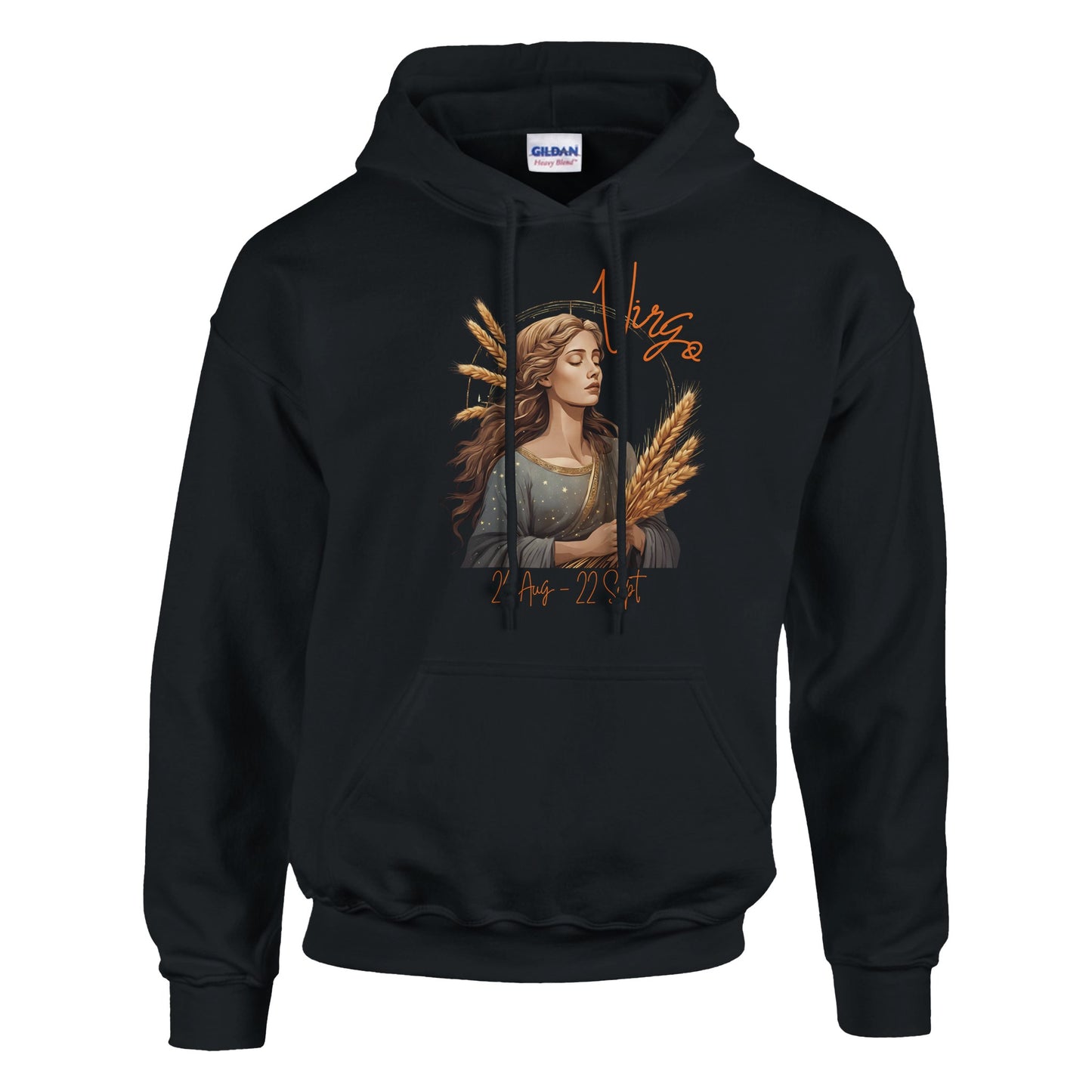 Virgo Harvester Classic Unisex on a pullover hoodie