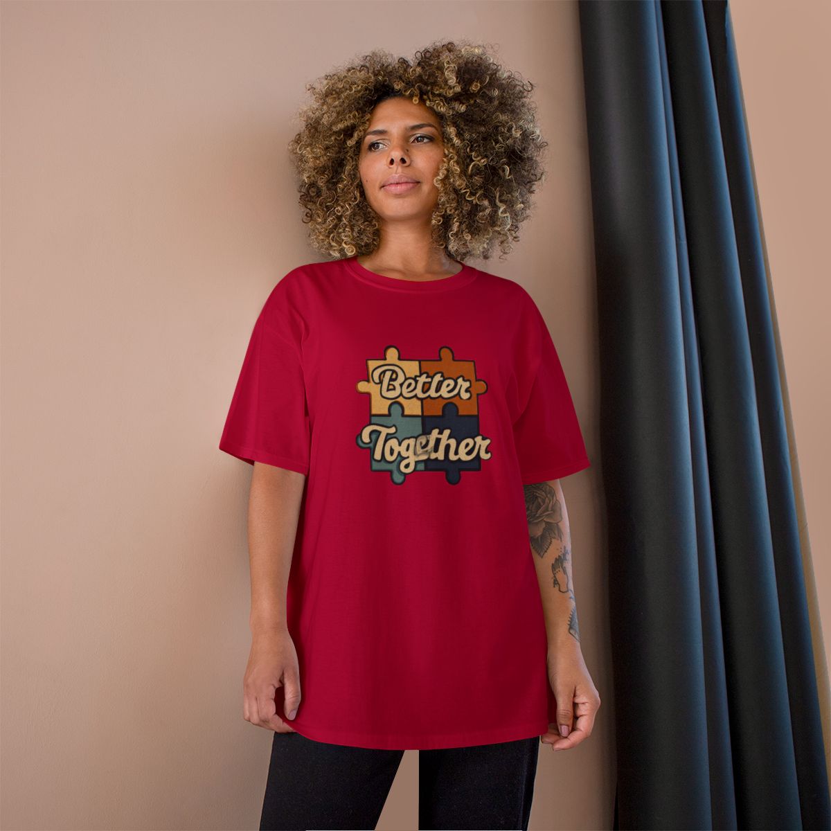 Better Together Puzzle Graphic T-Shirt for Unity