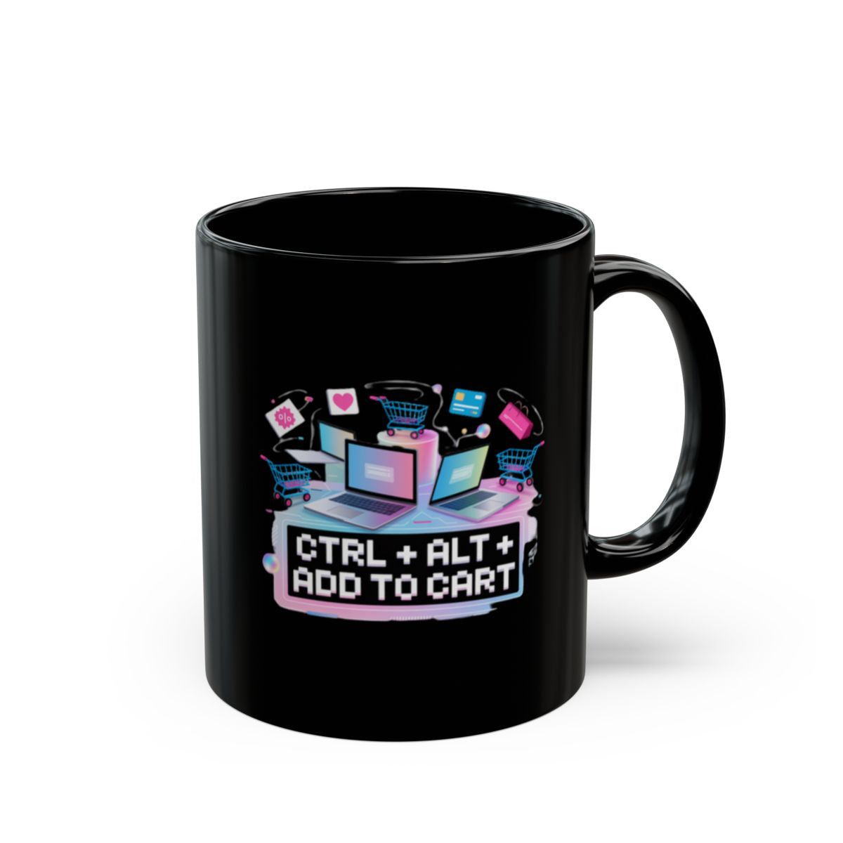 Ctrl Alt Add to Cart Unique Coffee Mug Gift