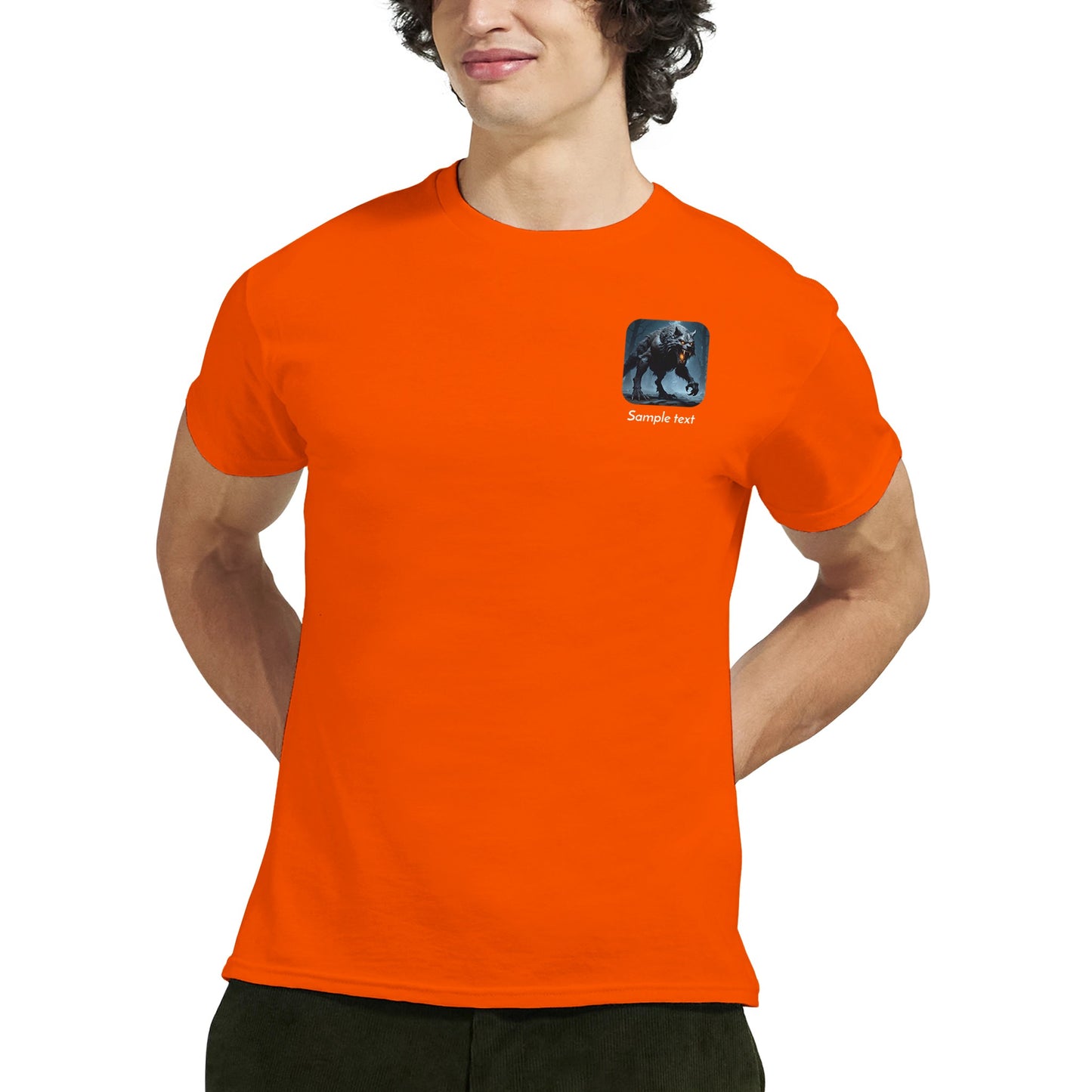 Werewolf on a Heavyweight T-Shirt