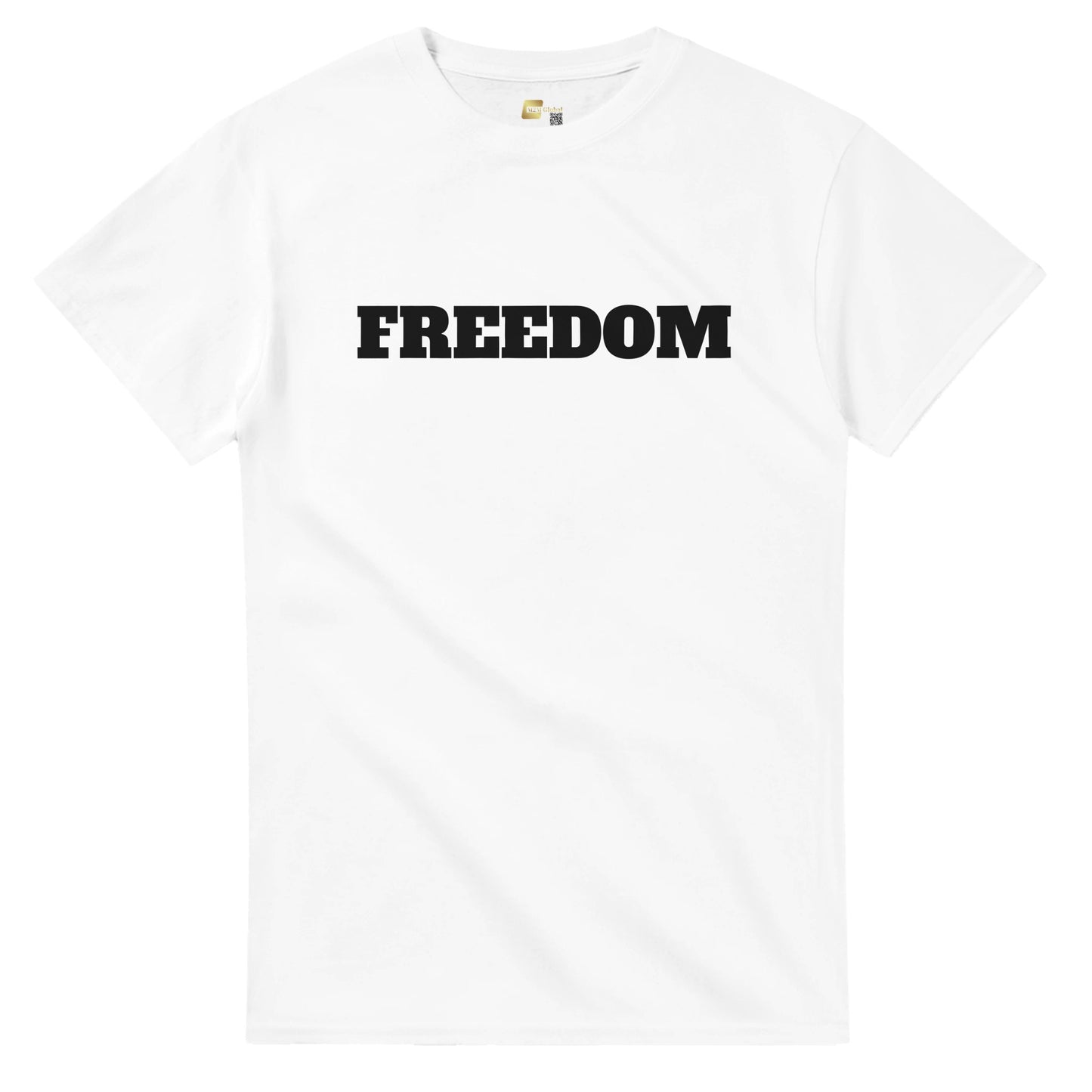 Charlie Kirk 'FREEDOM' on a Heavyweight T-Shirt