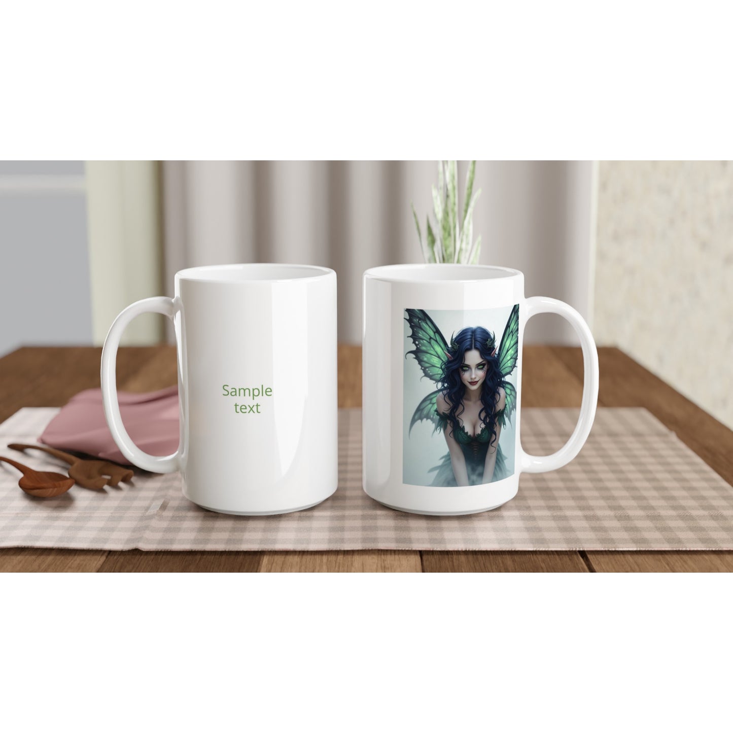 15oz ceramic mug ethereal fairy personalized