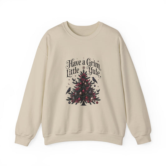 Have a Grim Little Yule on a Crewneck Sweatshirt