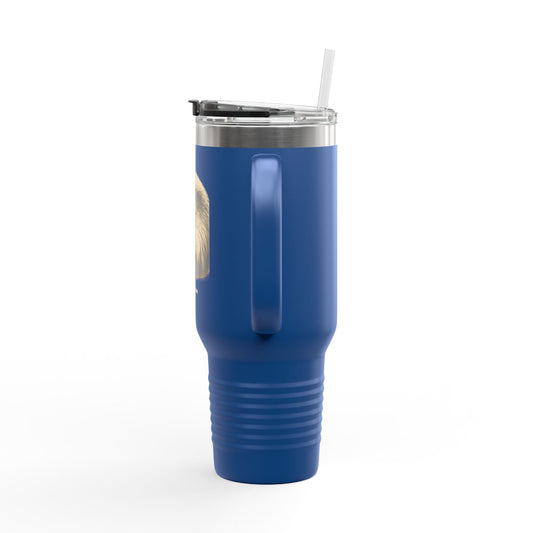 American Made text on the muted of a 40oz Insulated Travel Mug