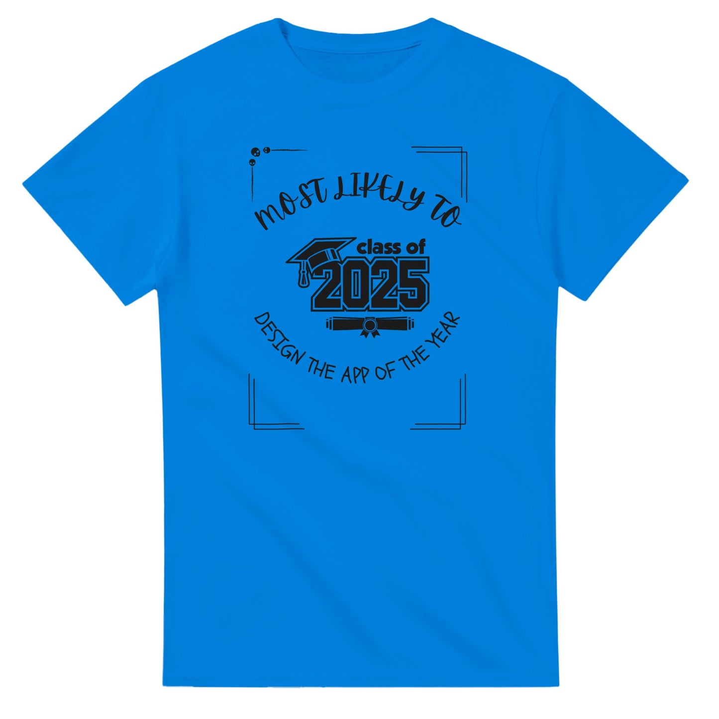 Most Likely To' high school design on a Heavyweight T-shirt