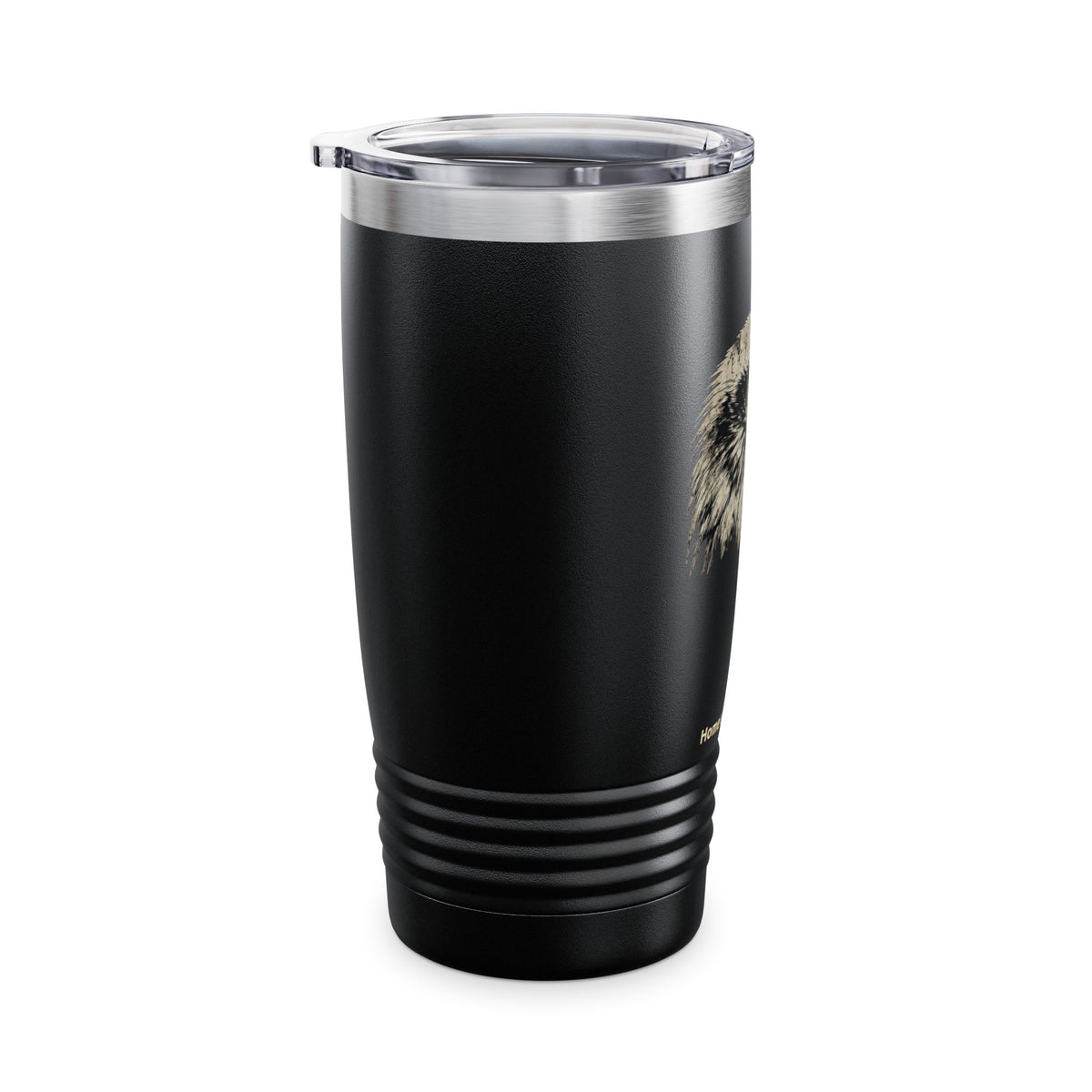 Home of the Brave muted text at the bottom of a 20oz Insulated Tumbler
