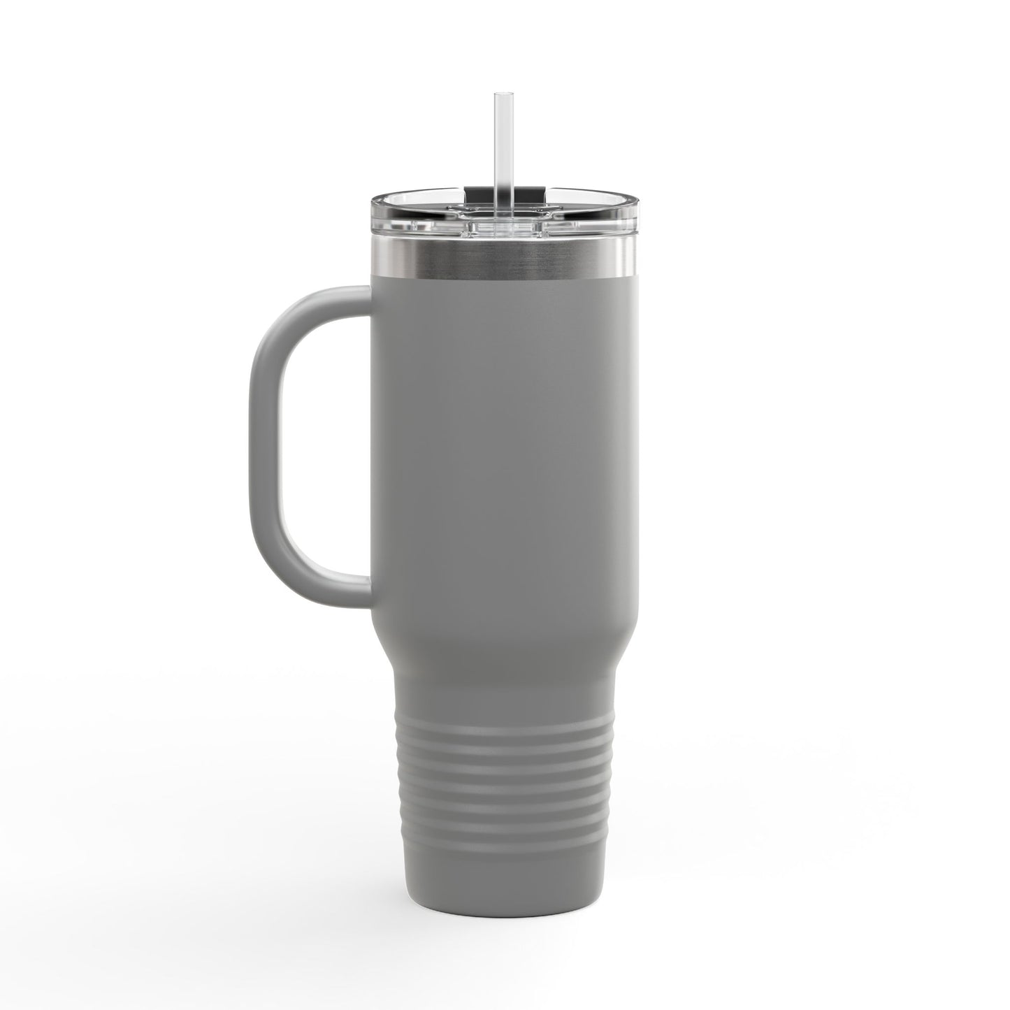 Built of Freedom text on the bottom of a 40oz Insulated Travel Mug