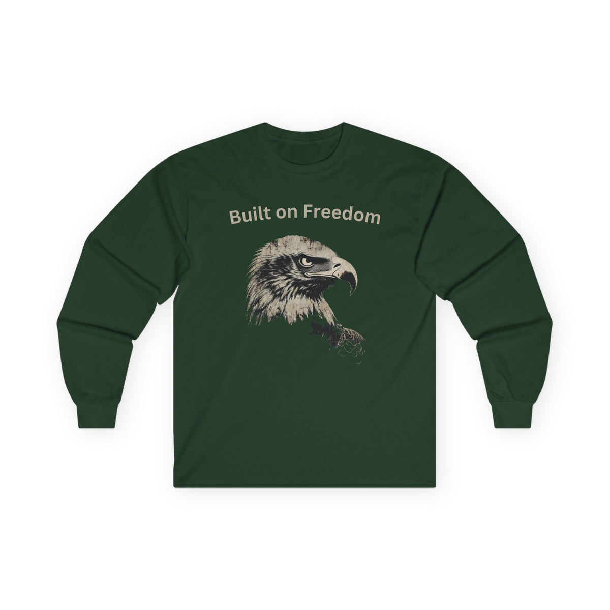 Heritage Eagle - Built of Freedom - Top – Long-Sleeve Tee