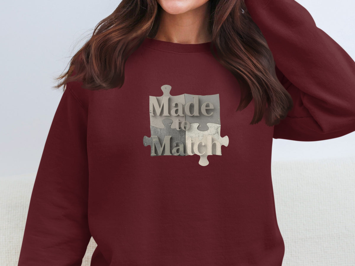 Made to Match Puzzle Piece Sweatshirt Product