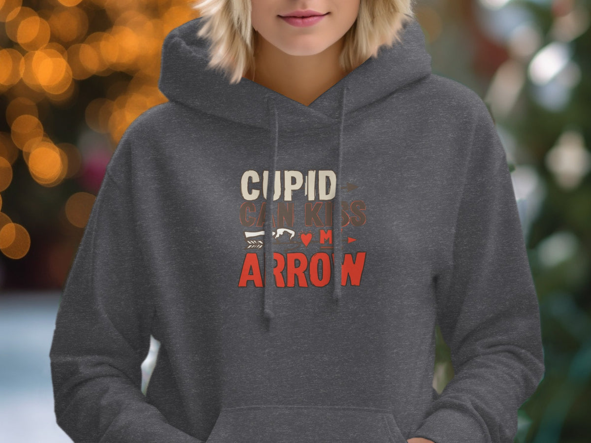 Cupid Gnaw Kiss My Arrow Valentine's Day Hoodie