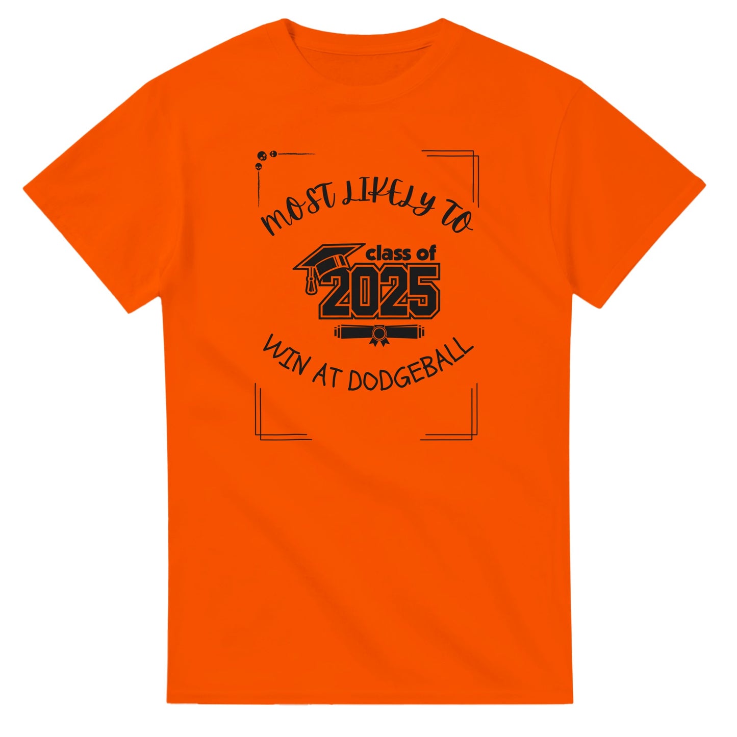 Most Likely To' high school design on a Heavyweight T-shirt