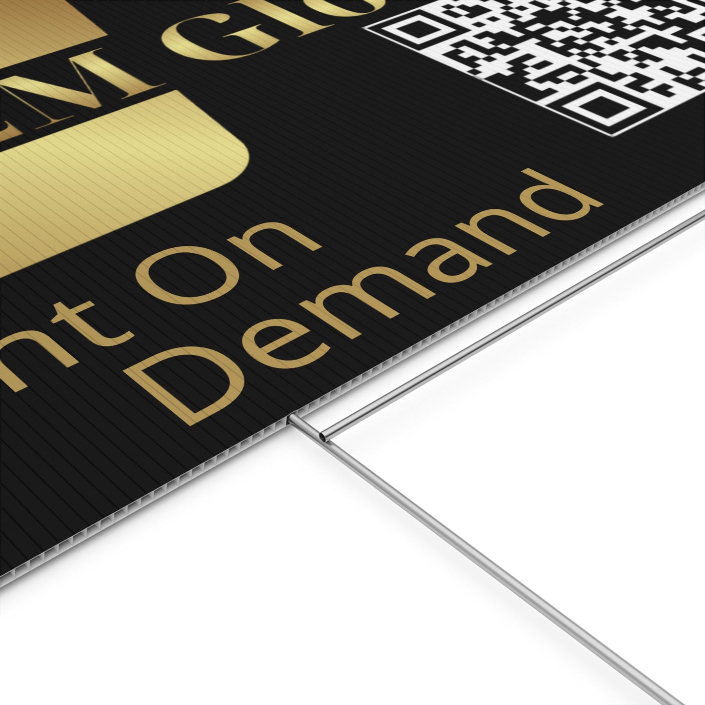 M2M Global, LLC Plastic Yard Sign