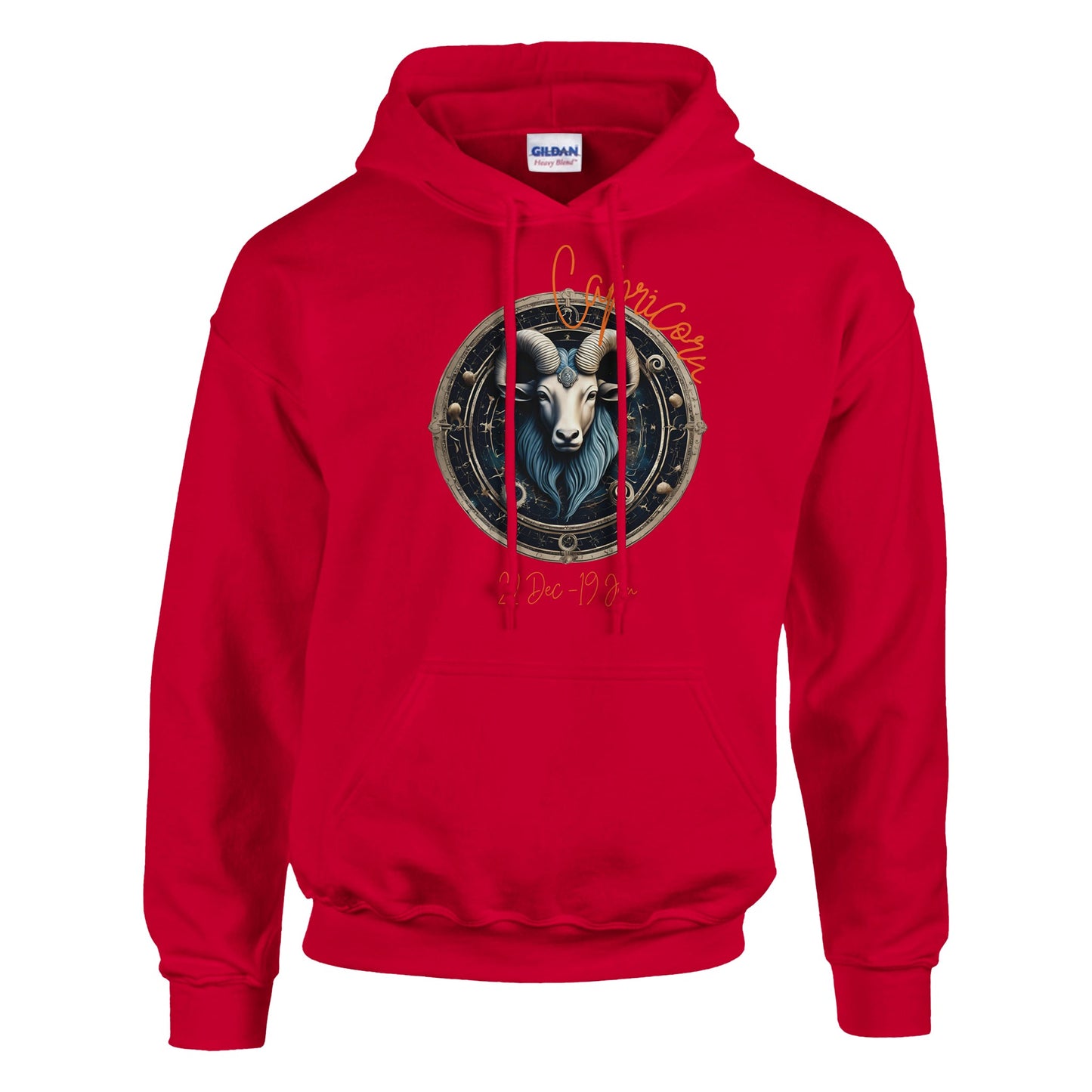 Capricorn Goat Classic Unisex on a pullover hoodie