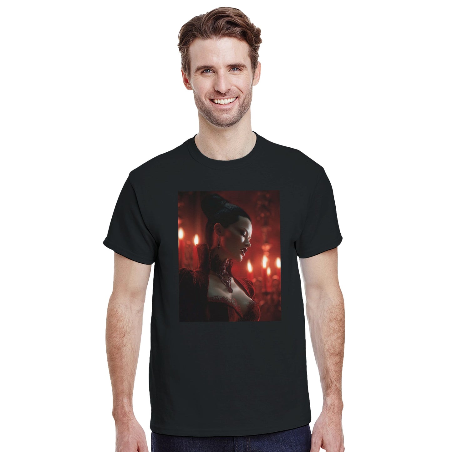 Cute Lil' Vampire on a Heavyweight T-shirt