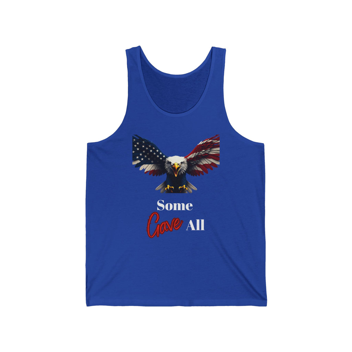 Some Gave All Patriotic Eagle on a Premium Tank Top