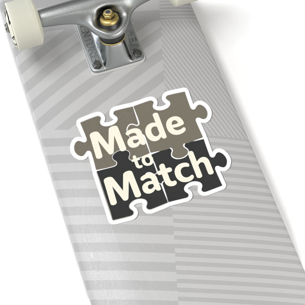 Made to Match Puzzle Design Skateboard Deck