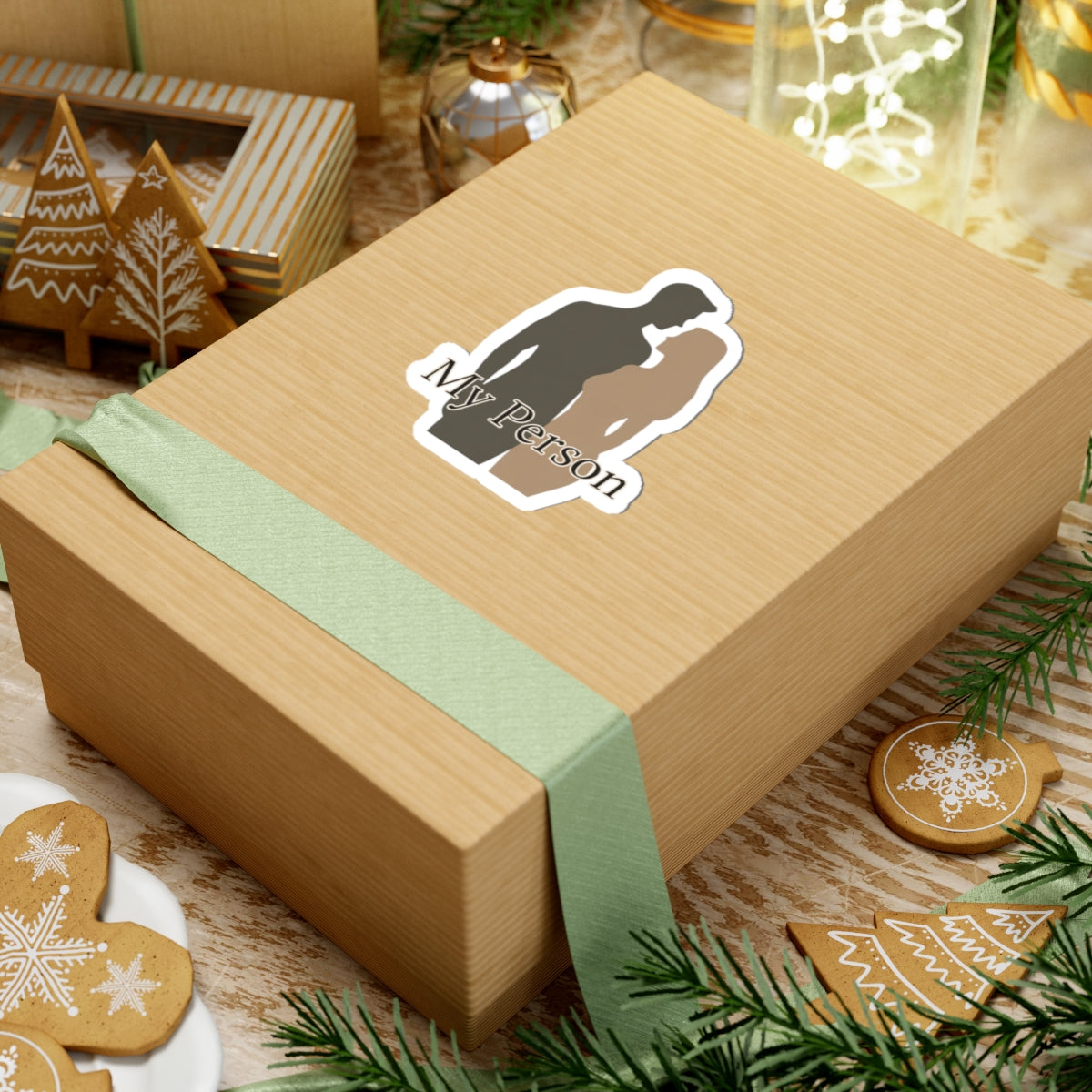 My Person Gift Box with Elegant Holiday Design