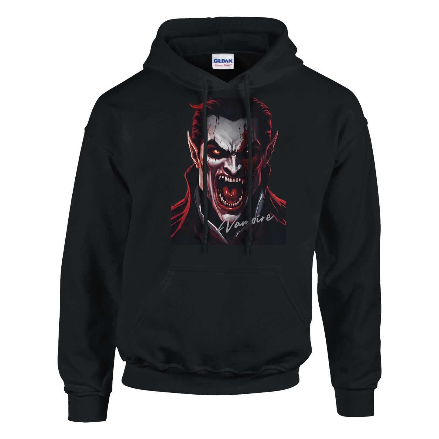 classic unisex pullover hoodie vampire full face personalized