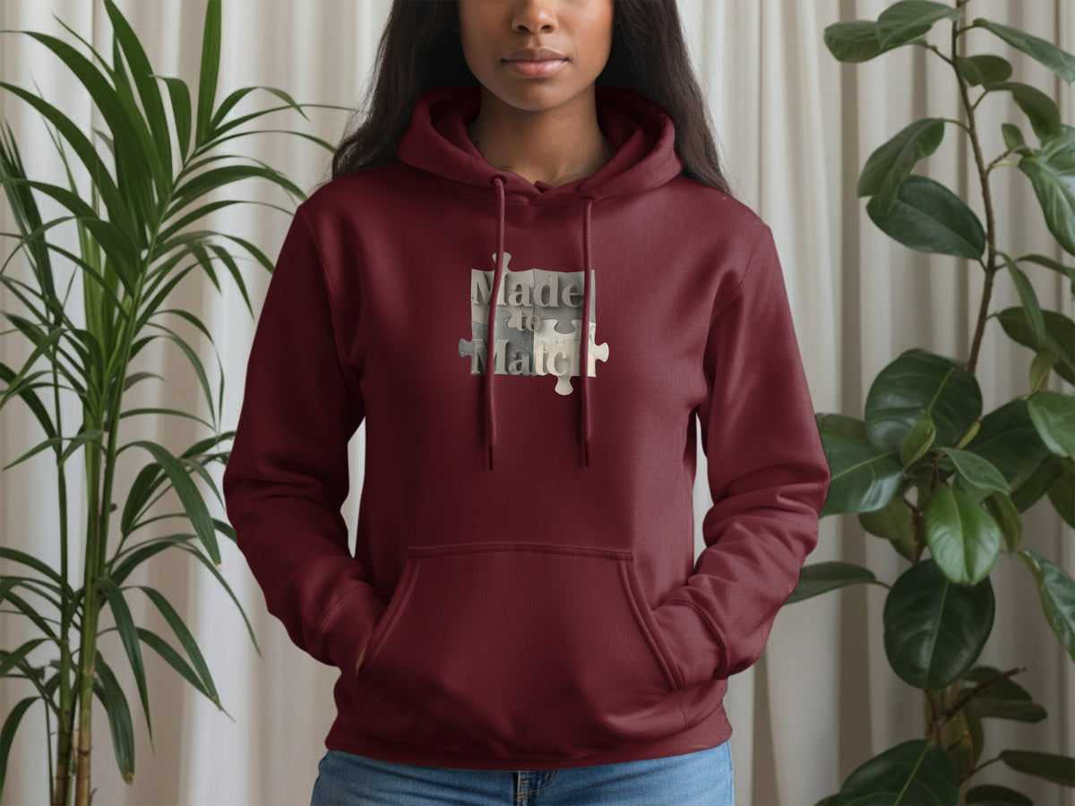 Burgundy Made to Match Hoodie Perfect for Any Occasion