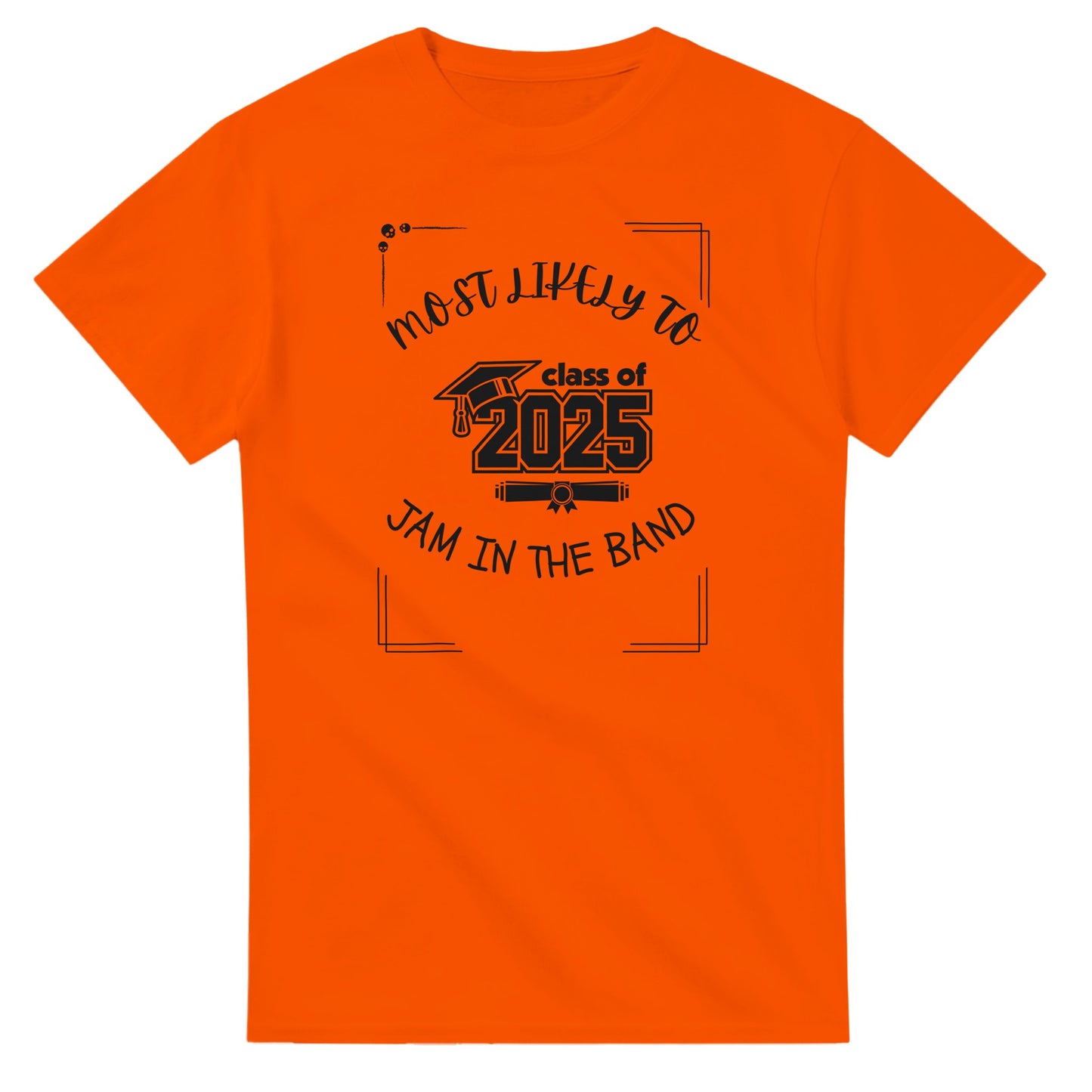 Most Likely To' high school design on a Heavyweight T-shirt