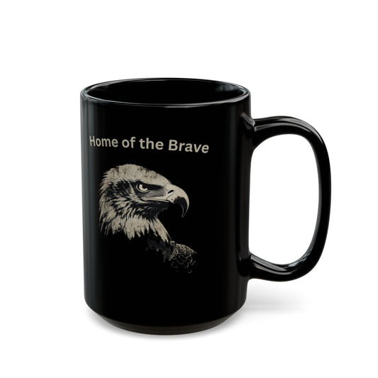 Home of the Brave Eagle Design Mug
