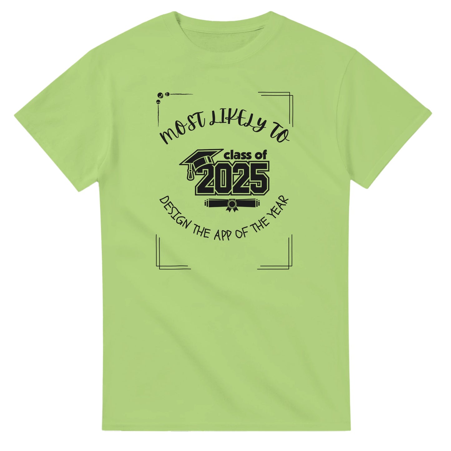 Most Likely To' high school design on a Heavyweight T-shirt