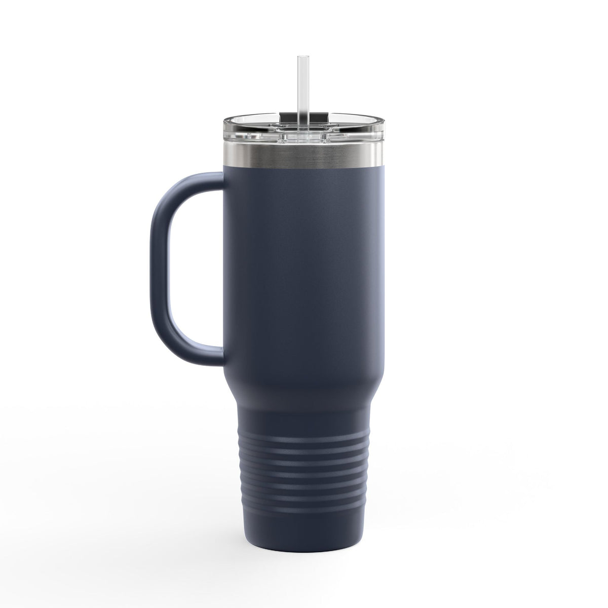 Built of Freedom text on the top of a 40oz Insulated Travel Mug