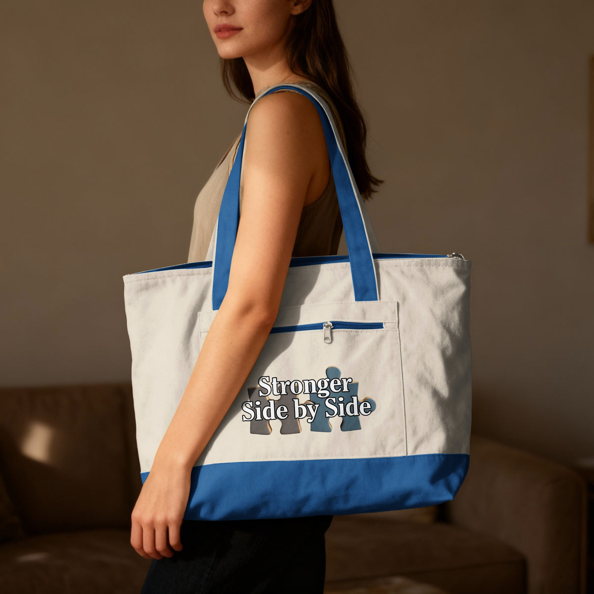 Stronger Side by Side Tote Bag for Everyday Use