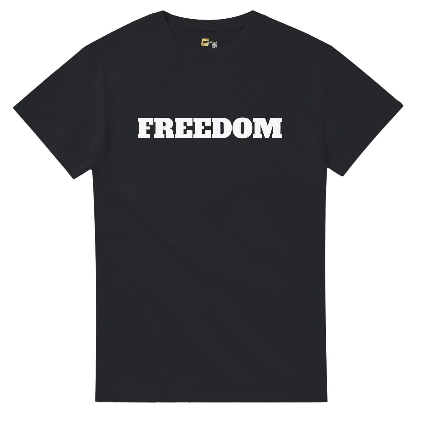 Charlie Kirk 'FREEDOM' on a Heavyweight T-Shirt