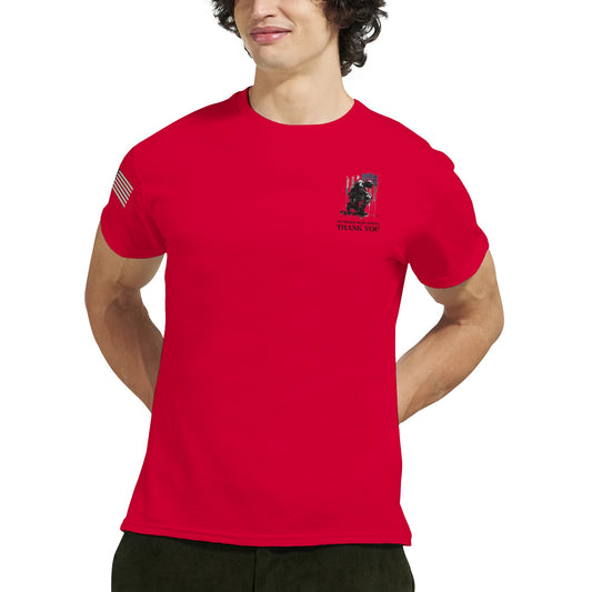 Honor The Fallen, Thank The Living on a Heavyweight T-Shirt