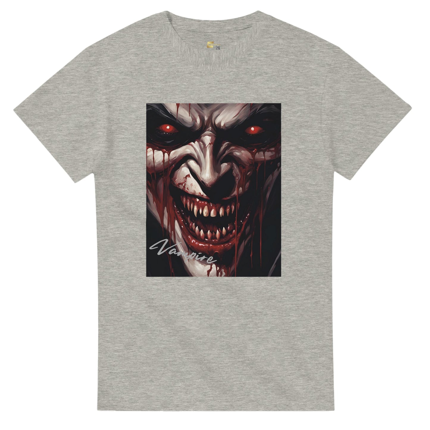 heavyweight crewneck t-shirt vampire snarl personalized