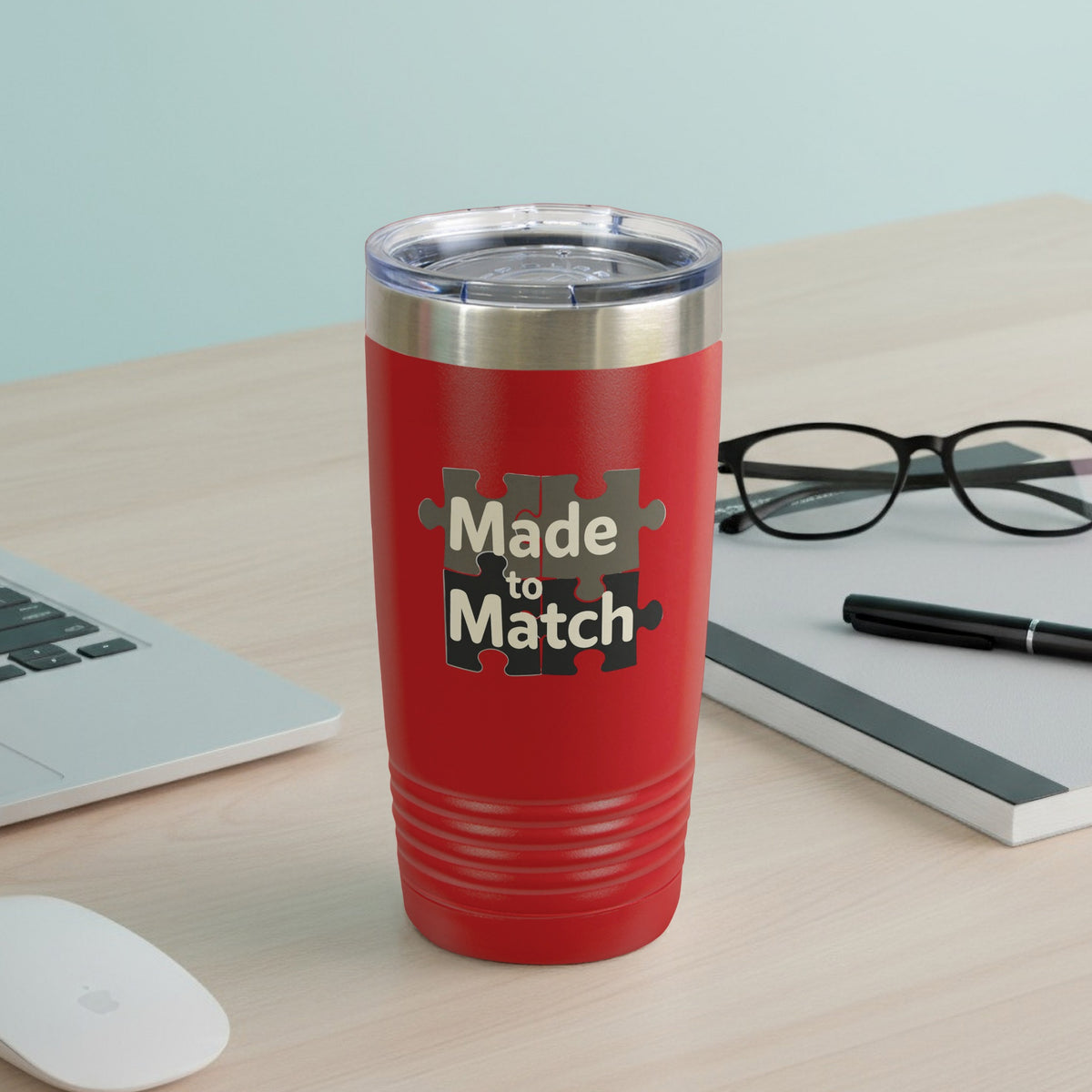 Made to Match Puzzle Insulated Tumbler