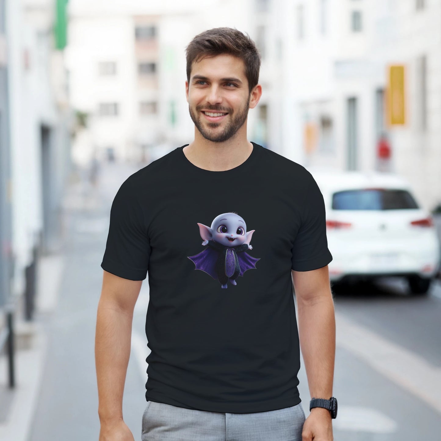Cute Lil' Vampire on a Heavyweight T-shirt