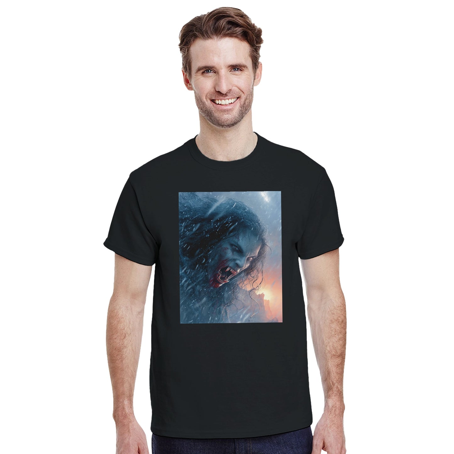 Cute Lil' Vampire on a Heavyweight T-shirt