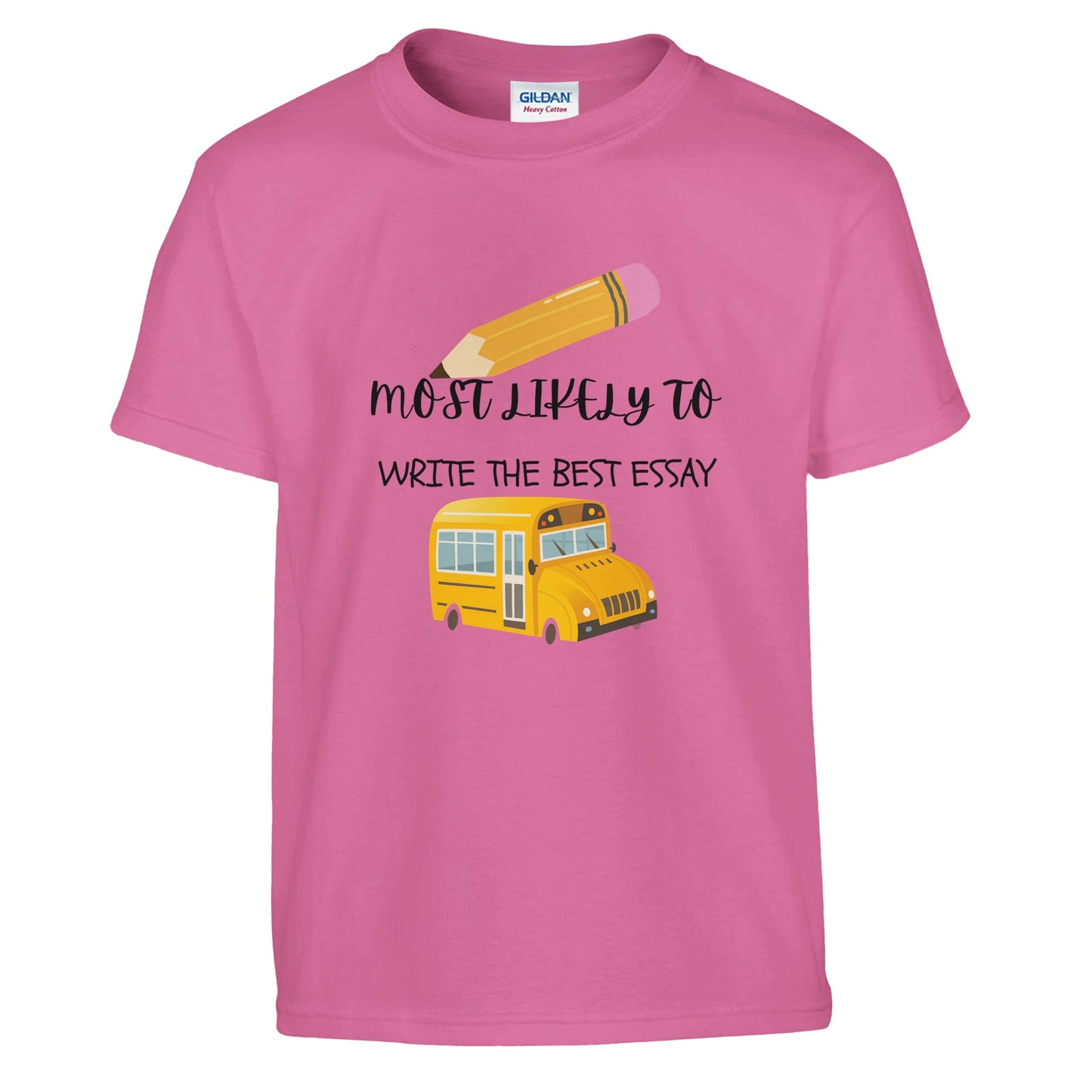 Most Likely To Write the Best Essay on a heavyweight T-Shirt