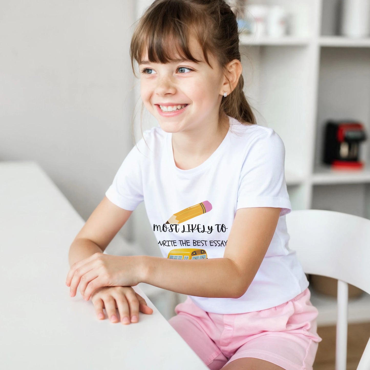 Most Likely To Write the Best Essay on a heavyweight T-Shirt