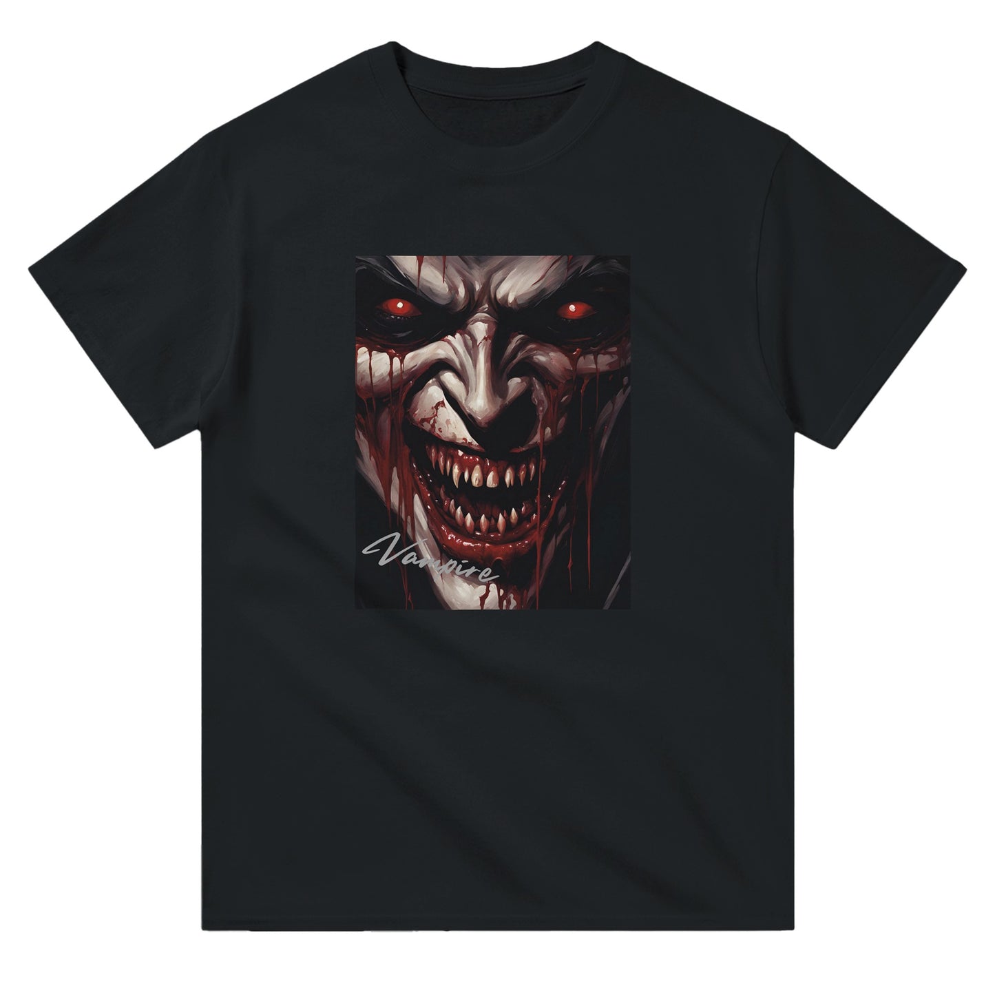 Vampire Snarl on a Heavyweight T-Shirt