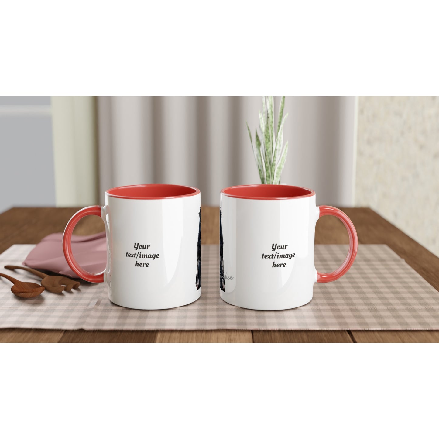 11oz ceramic mug with color inside banshee wail personalized