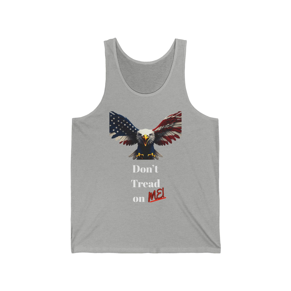 Donâ't Tread On Me Patriotic Eagle on a Premium Tank Top