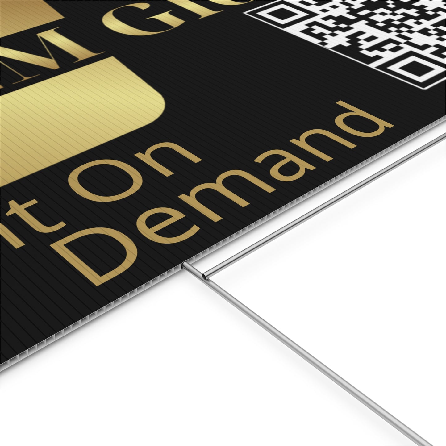 M2M Global, LLC Plastic Yard Sign