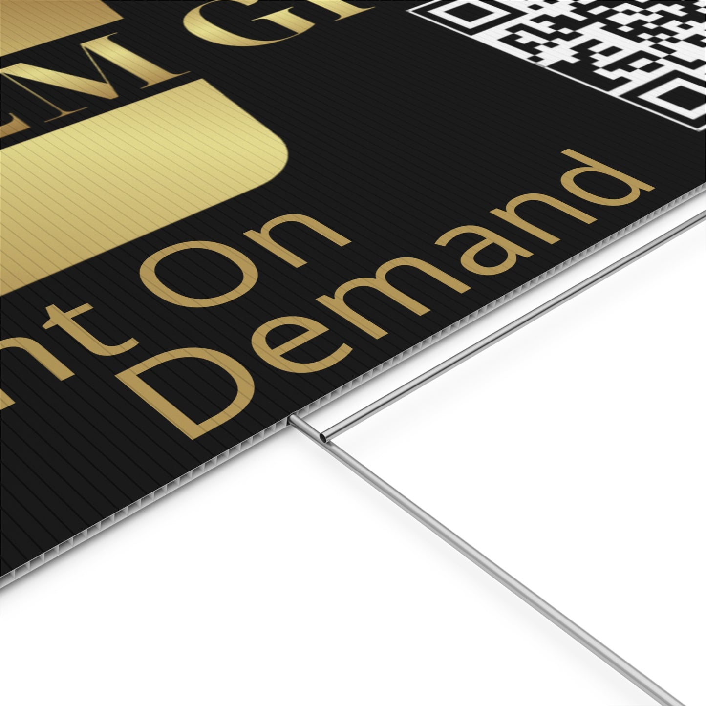 M2M Global, LLC Plastic Yard Sign