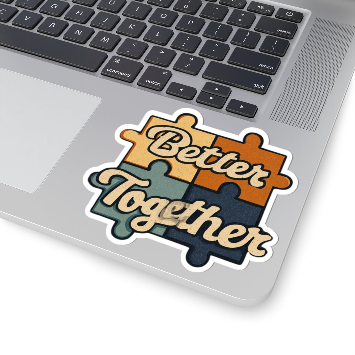 Better Together Puzzle Pieces Decorative Sticker