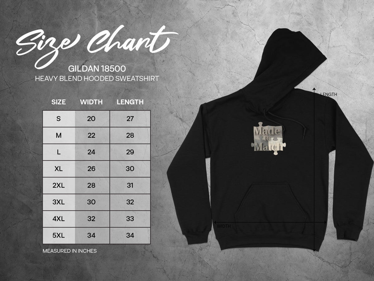 Made To Match Heavy Blend Hooded Sweatshirt Product