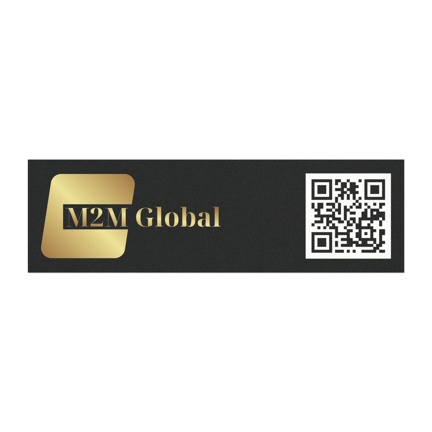 M2M Global, LLC QR code on Car Magnet