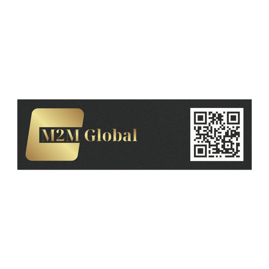 M2M Global, LLC QR code on Car Magnet