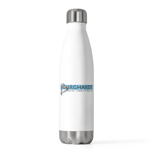 Burghardt Metal Fabricating, Inc., logo on a 20oz Insulated Water Bottle