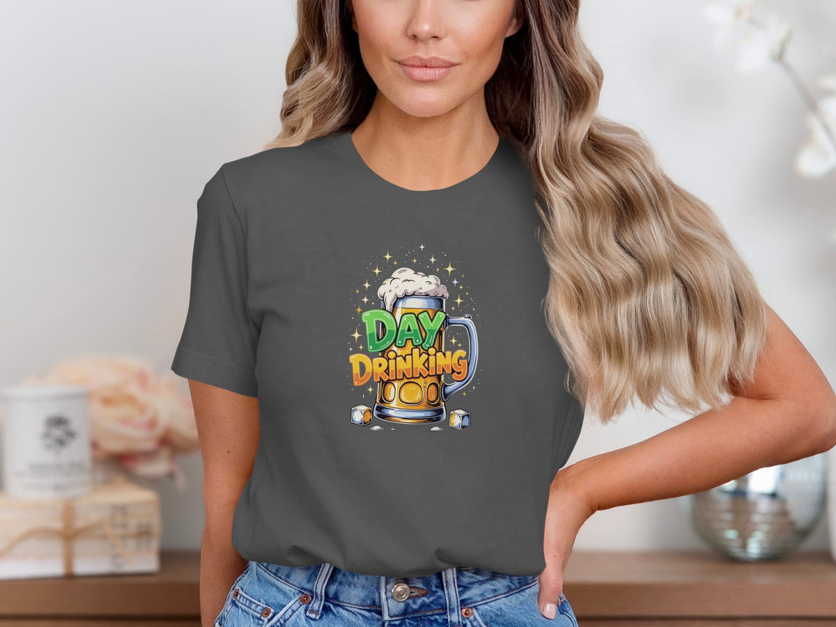 Fun Day Drinking 100 Graphic Tee Shirt