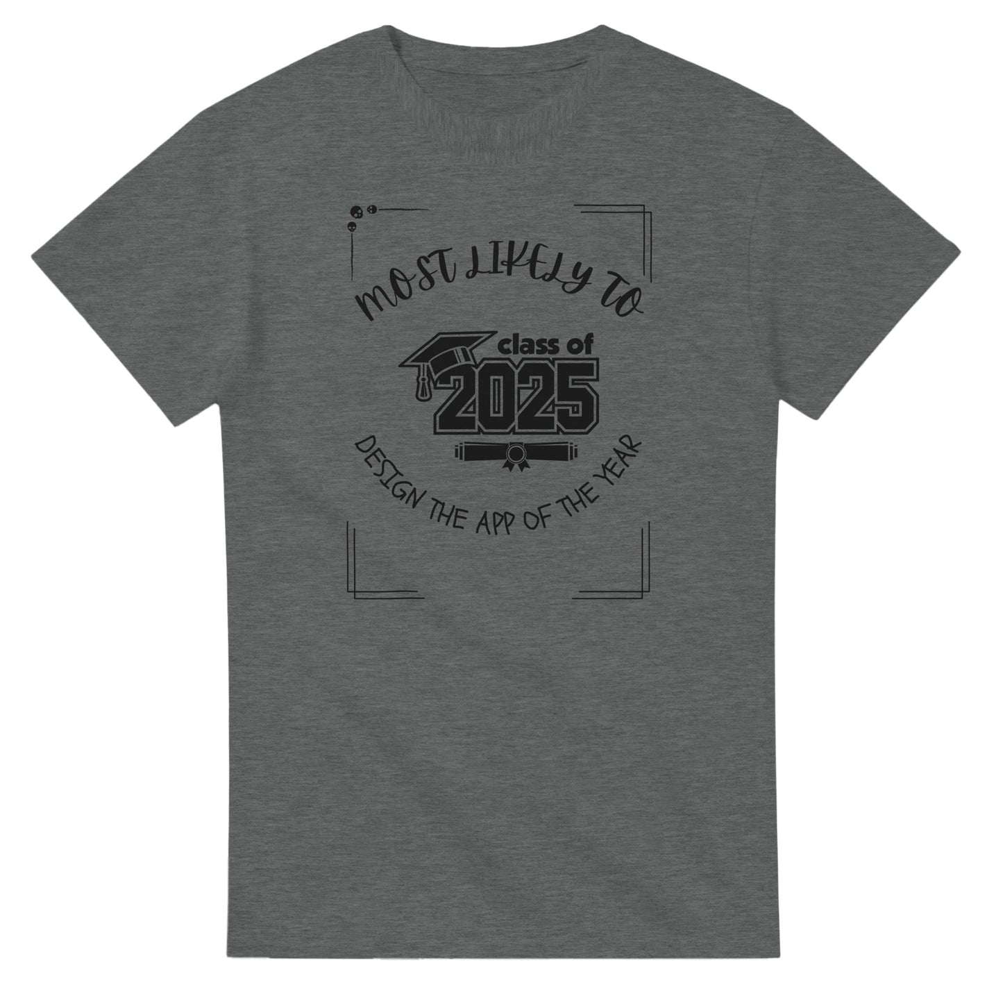 Most Likely To' high school design on a Heavyweight T-shirt