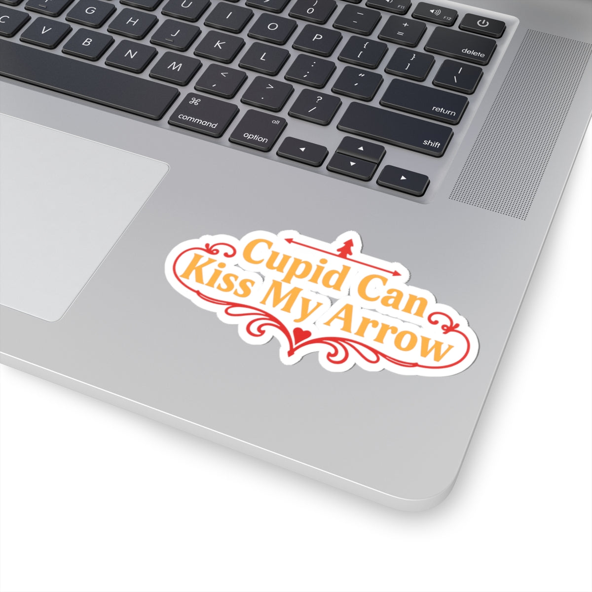 Cupid Can Kiss My Arrow Decorative Sticker