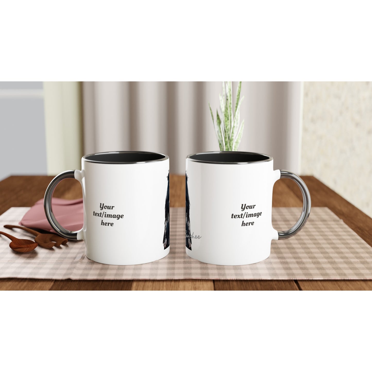 11oz ceramic mug with color inside banshee wail personalized